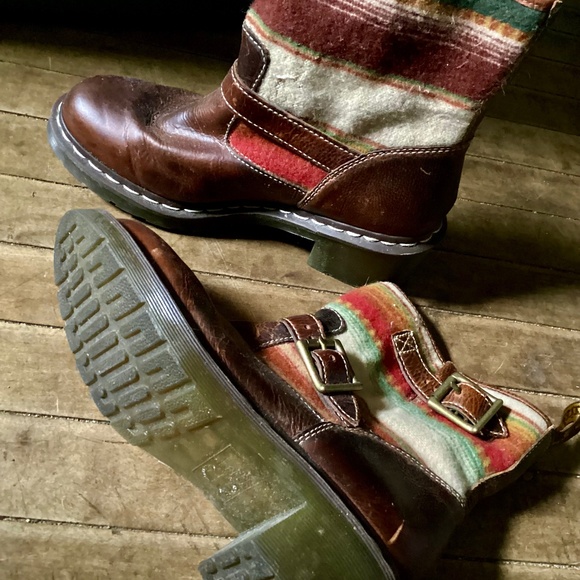 Dr. Martens Pendleton Biker Boots 9 - Picture 1 of 8